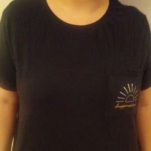 OLD NAVY Boyfriend "Happiness is Life" T-Shirt